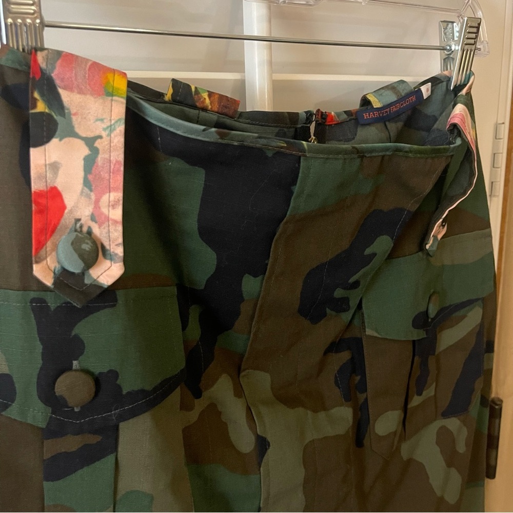 Harvey Faircloth Utility Miniskirt, Orig $350, SZ 8 - Picture 5 of 11